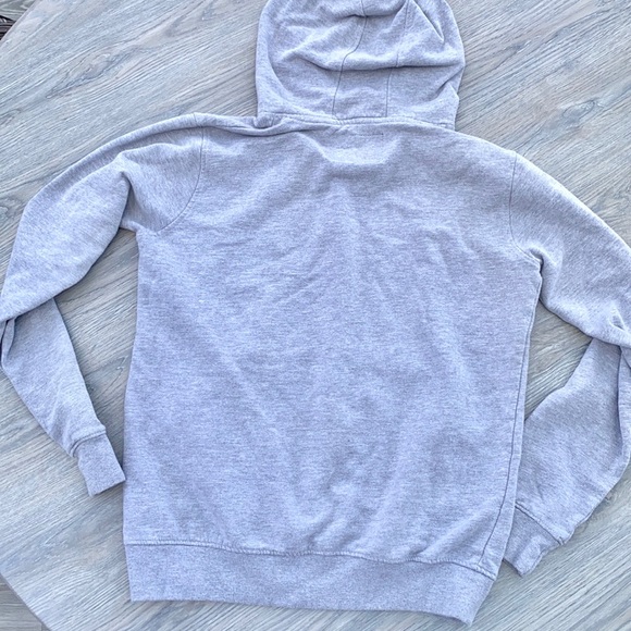 Grey Athletic Slim-Fit Hoodie - Picture 2 of 5
